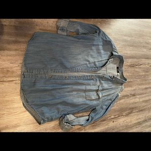 BDG Button Down Jean Shirt Size L